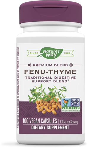 Nature's Way Fenu-Thyme Premium Blend - 100 Capsules