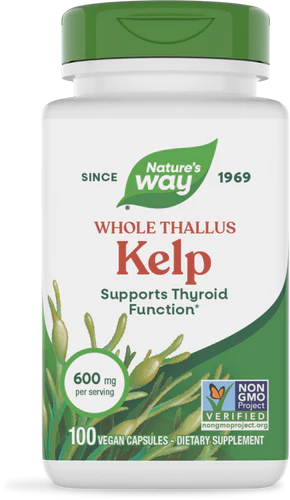 Nature's Way Kelp - 600 mg - 100 Capsules