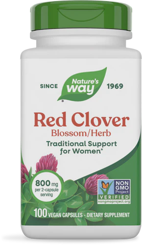 Nature's Way Red Clover Blossom Herb - 100 Capsules