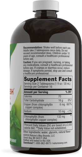 Nature's Way Chlorofresh Liquid Chlorophyll (Mint) - 480 mL