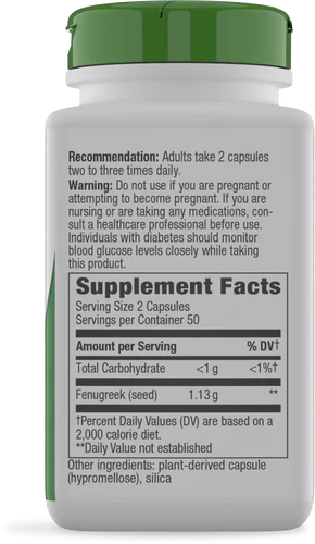 Nature's Way Fenugreek Seed - 100 Capsules