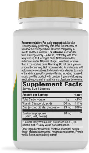 Nature's Way Zinc Lozenges - 60 Lozenges