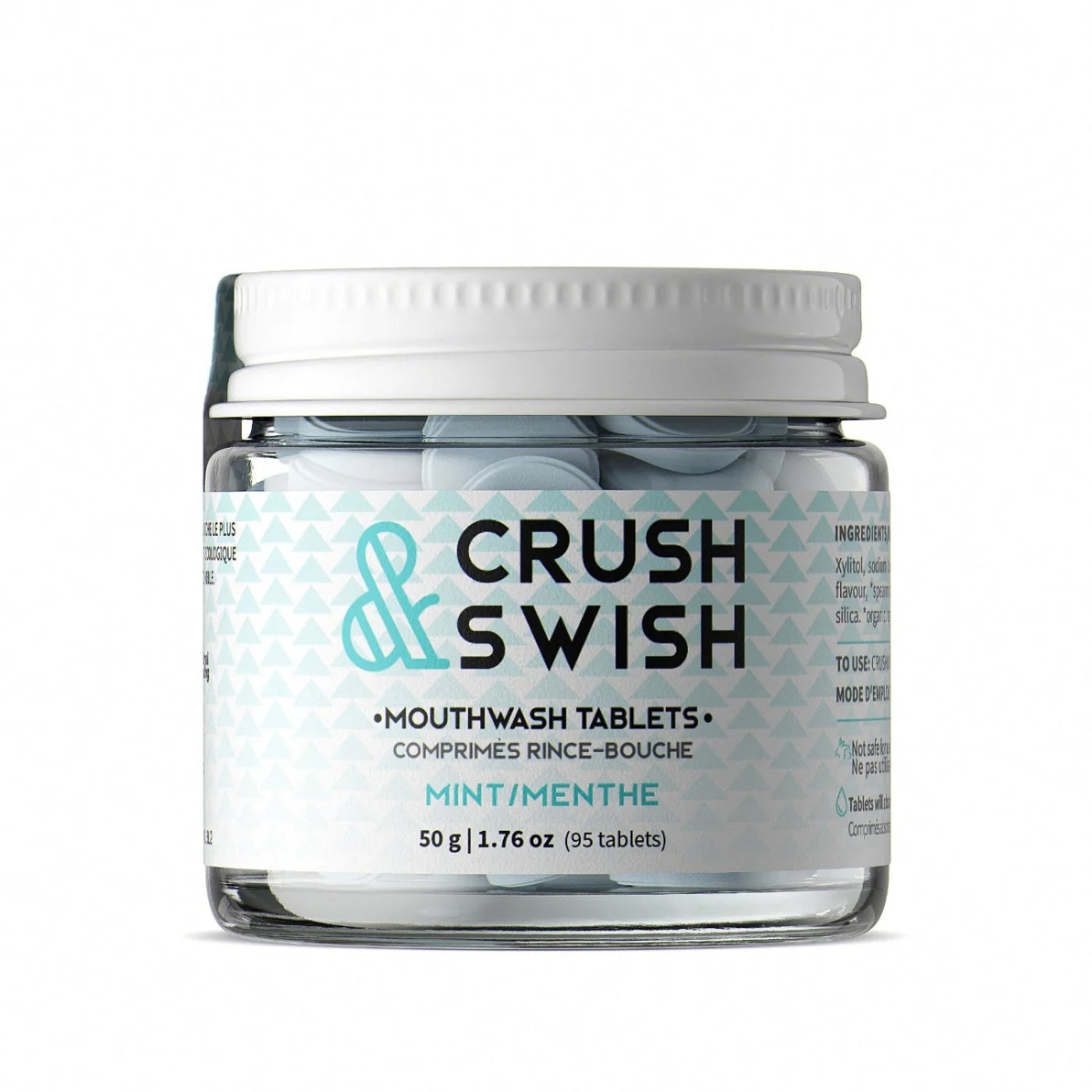 Nelson Naturals Crush & Swish Toothpaste Tablets – Mint - 50 g