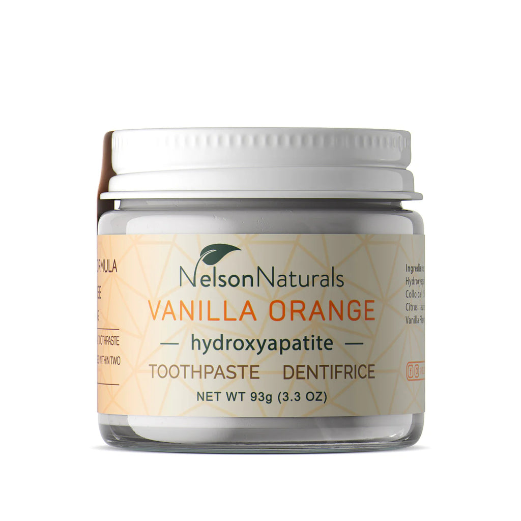 Nelson Naturals Vanilla Orange With Hydroxyapatite Toothpaste – 93g