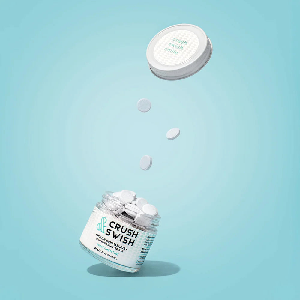 Nelson Naturals Crush & Swish Toothpaste Tablets – Mint - 50 g