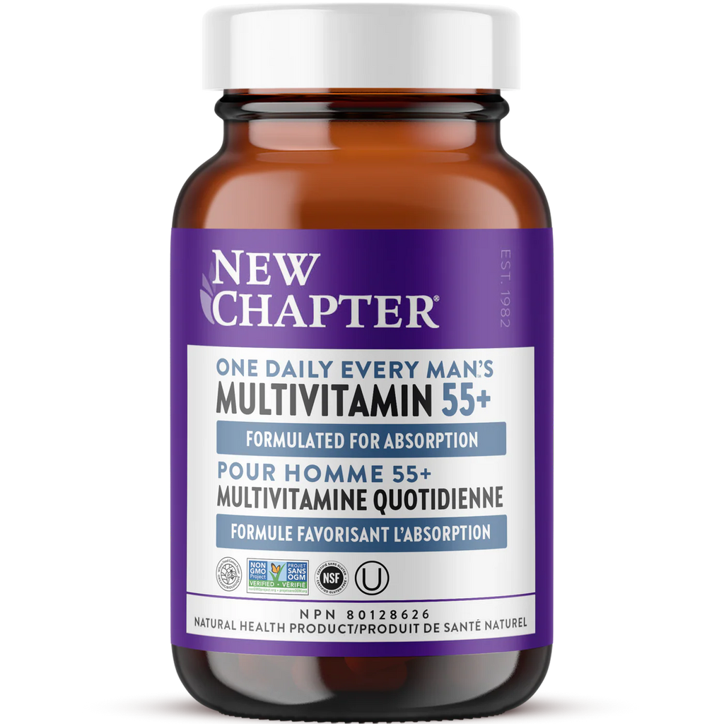 New Chapter Every Man's One Daily 55 + Multivitamin - 60 Tablets