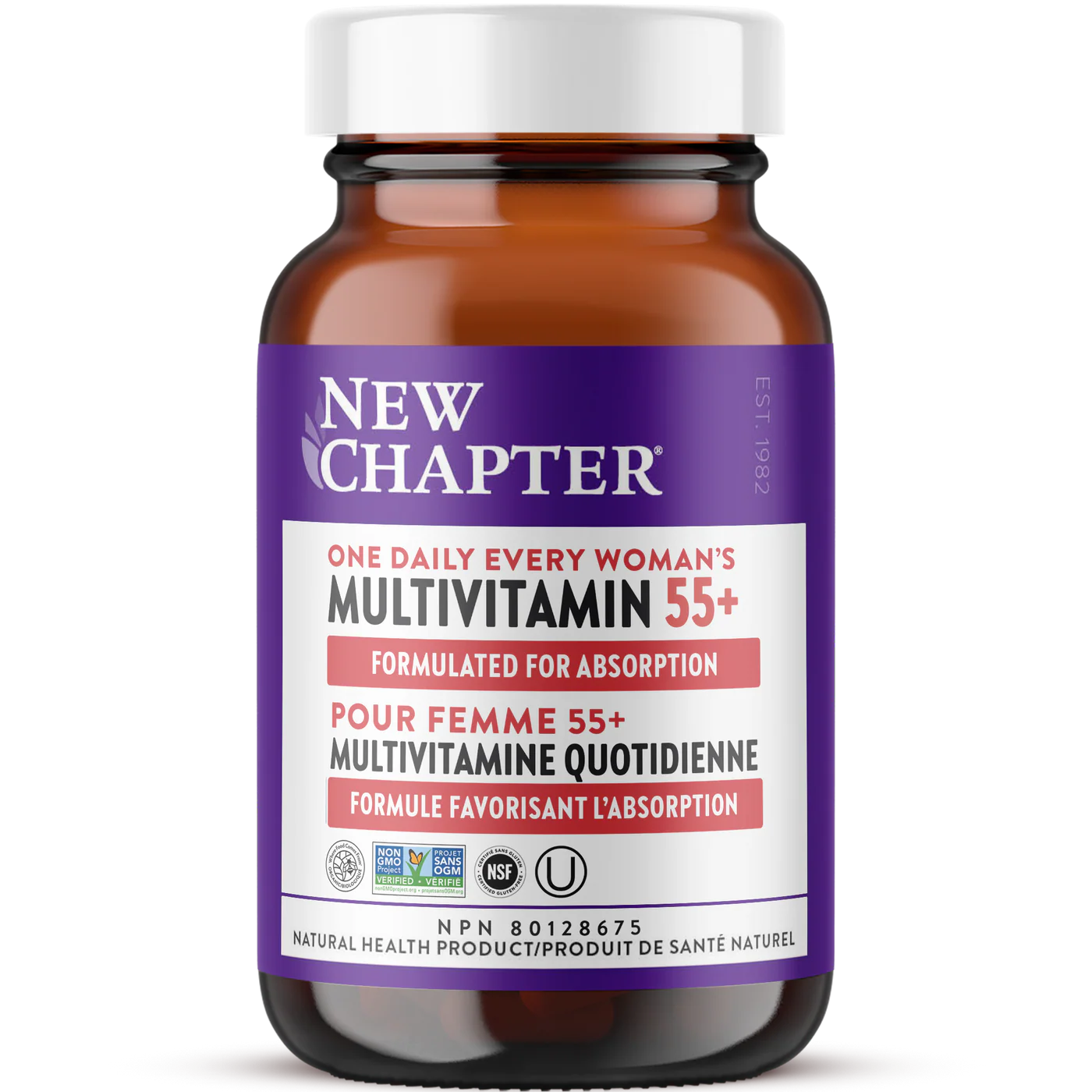 New Chapter Every Woman's One Daily 55 + Multivitamin - 60 Tablets