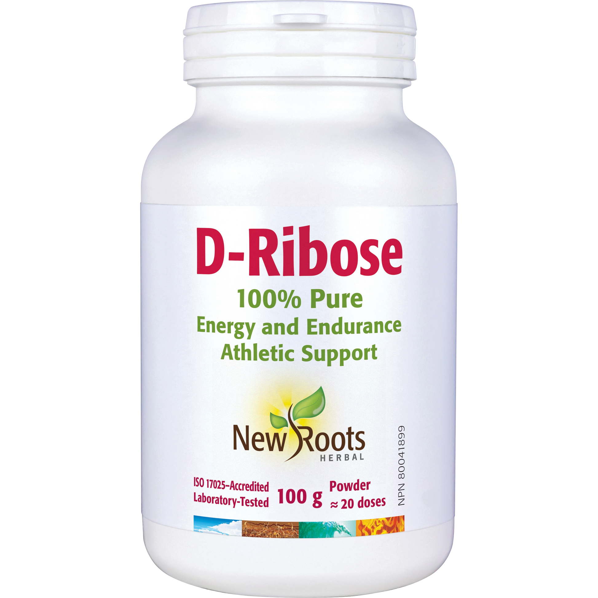 New Roots D-Ribose - 100 g Powder - 20 Doses