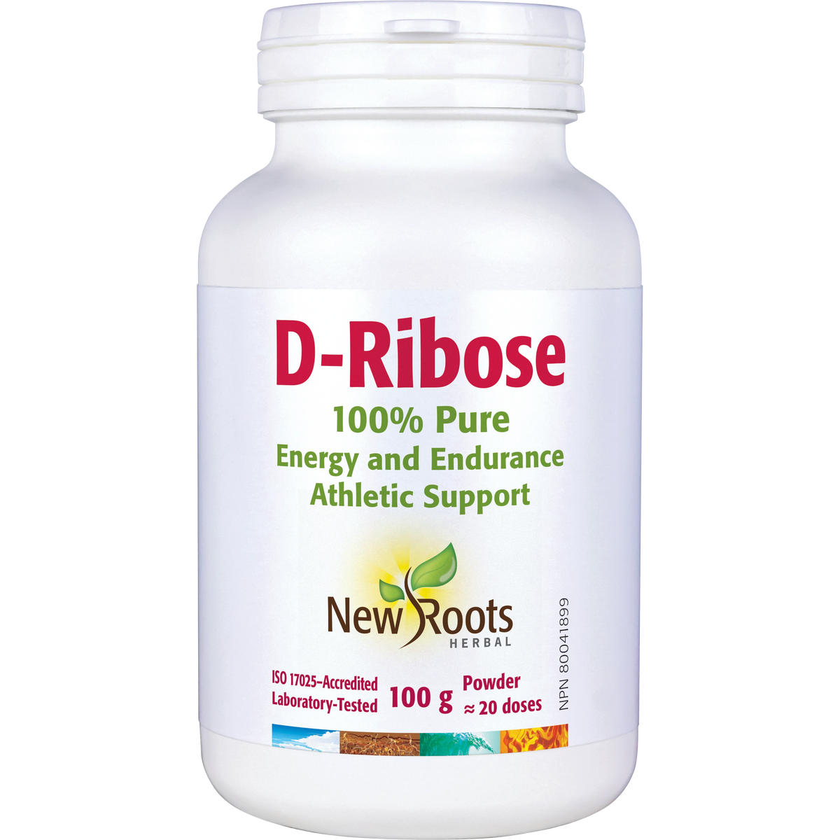 New Roots D-Ribose - 100 g Powder - 20 Doses