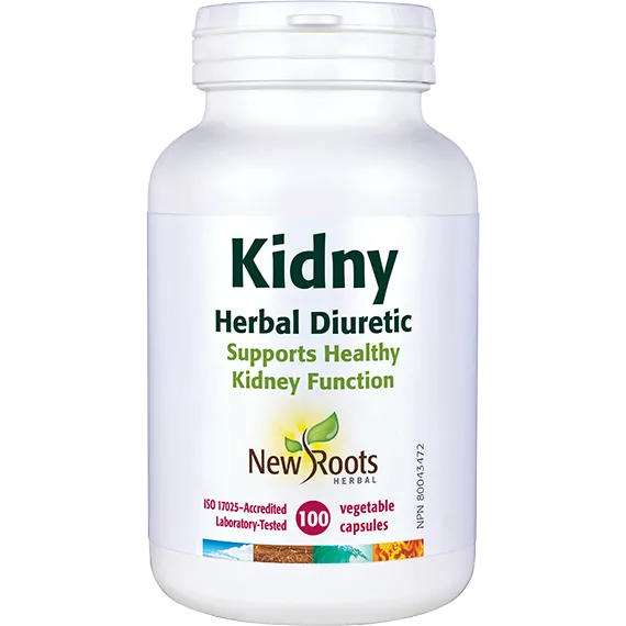 New Roots Kidny Herbal Diuretic - 100 Capsules