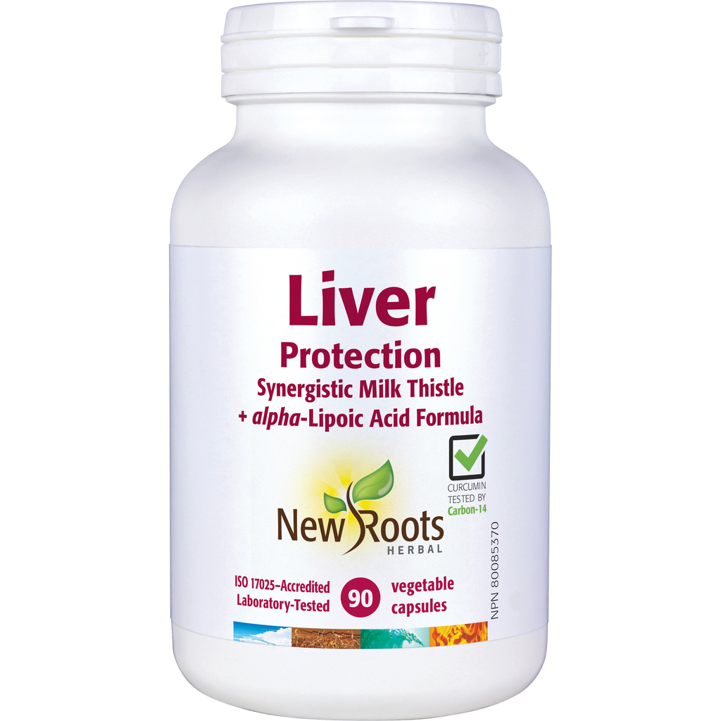 New Roots Liver Protection with Milk Thistle - 90 Capsules