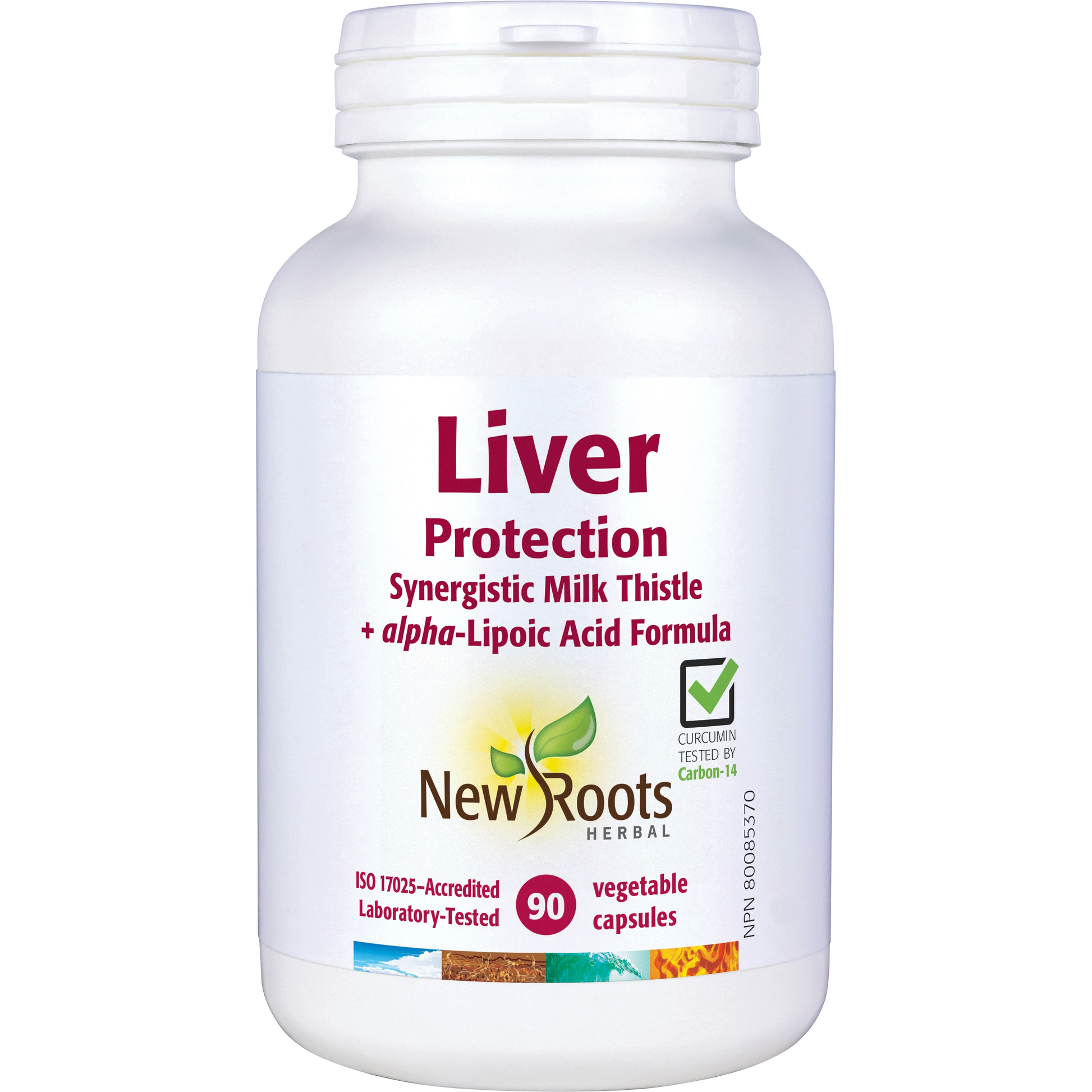 New Roots Liver Protection with Milk Thistle - 90 Capsules