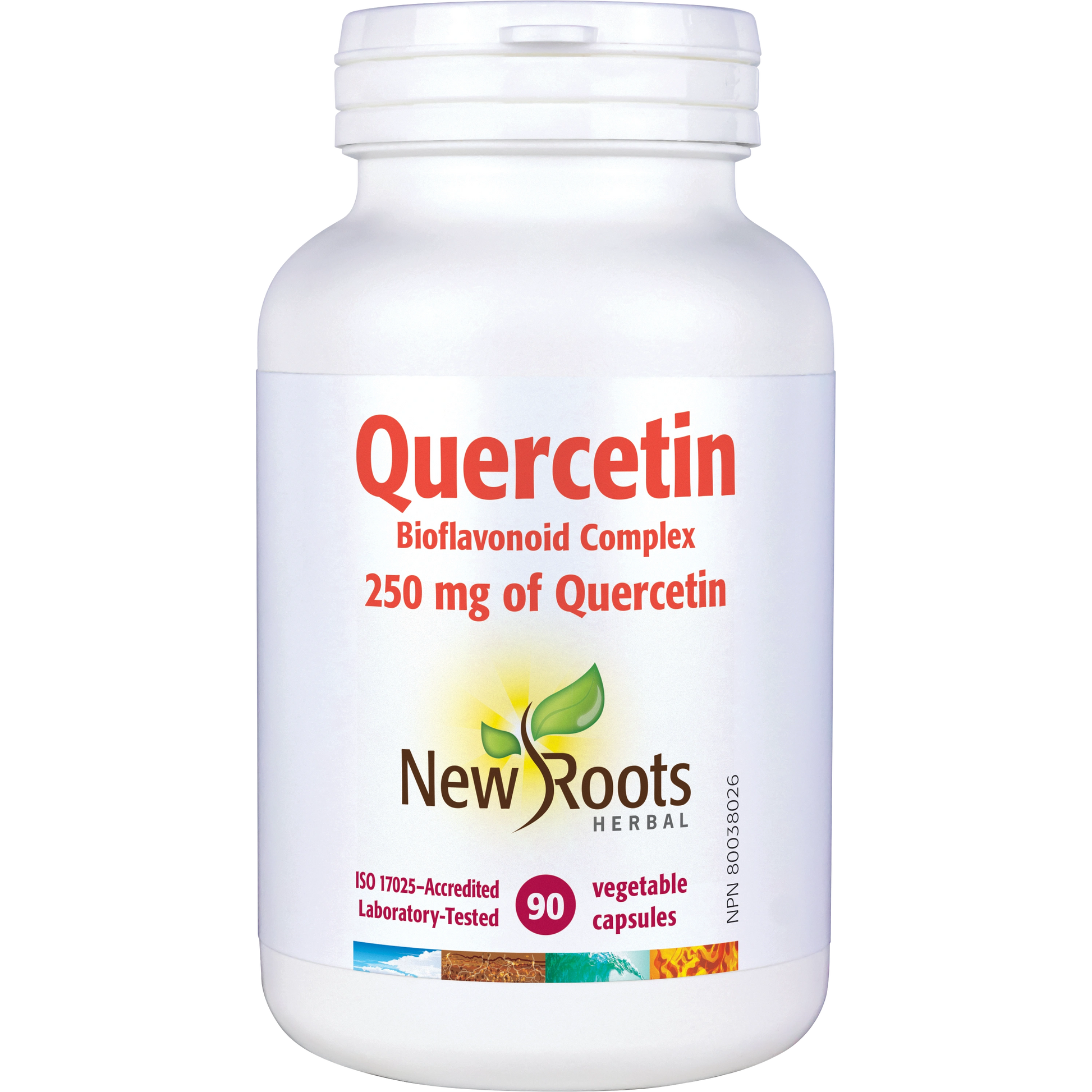 New Roots Quercetin Bioflavonoid Complex - 250 mg - 90 Capsules