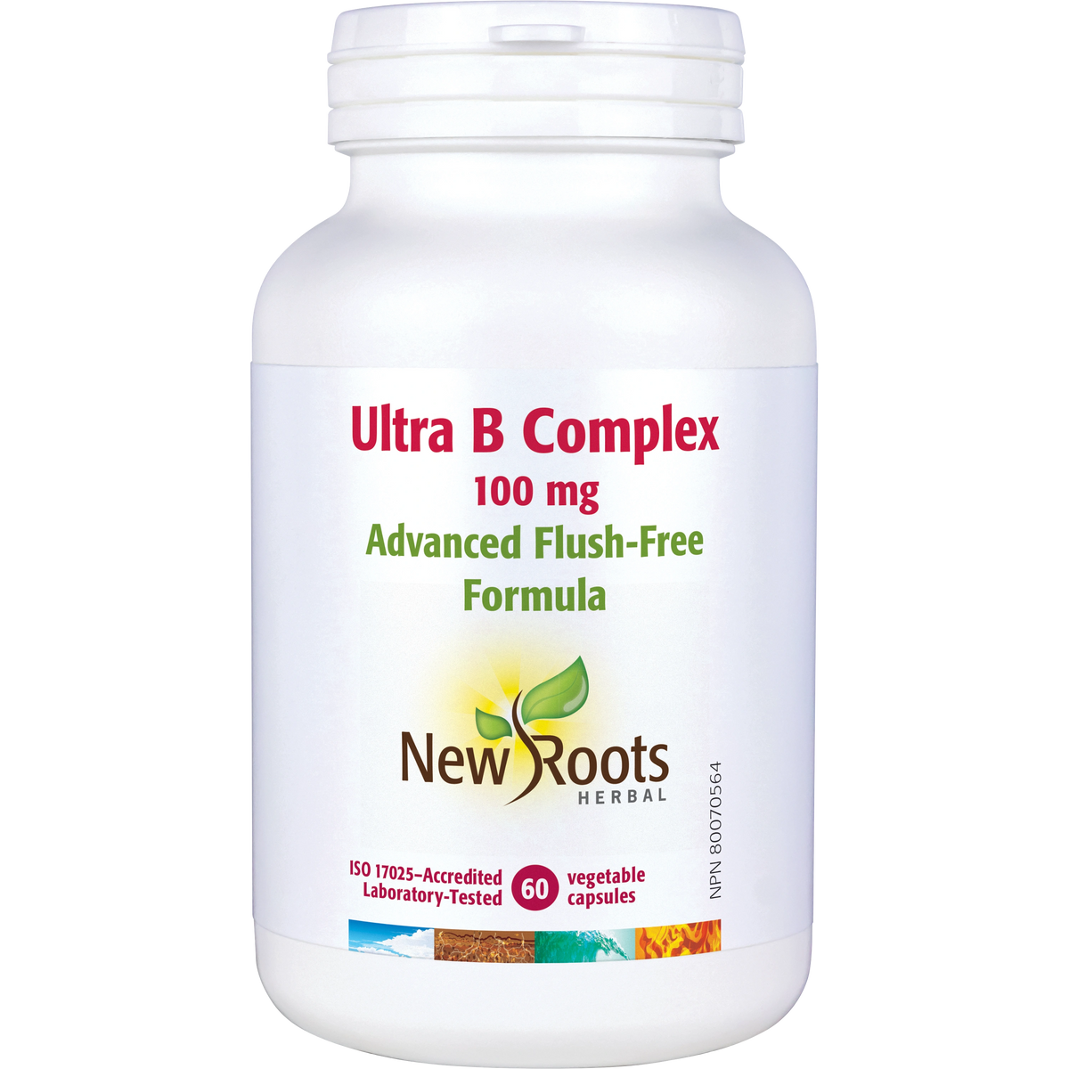New Roots Ultra B Complex - 100 mg - 60 Capsules