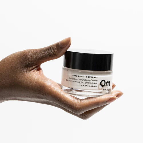Om Organics Gotu Kola + Squalane Hyaluronic Nourishing Cream – 50 mL