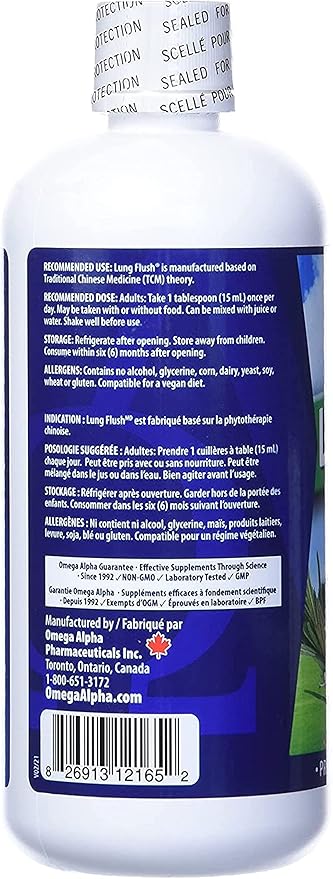 Omega Alpha Lung Flush - 500 mL