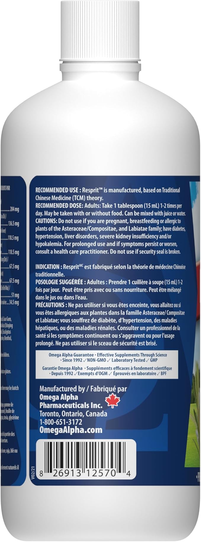 Omega Alpha Resprit - 500 mL