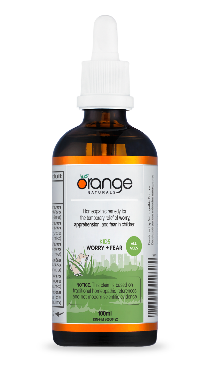 Orange Naturals Kids Worry + Fear - 100 mL