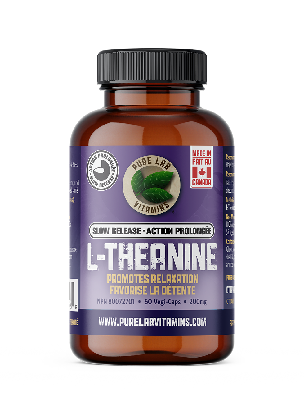 Pure Lab Vitamins Plv L-Theanine 200 mg