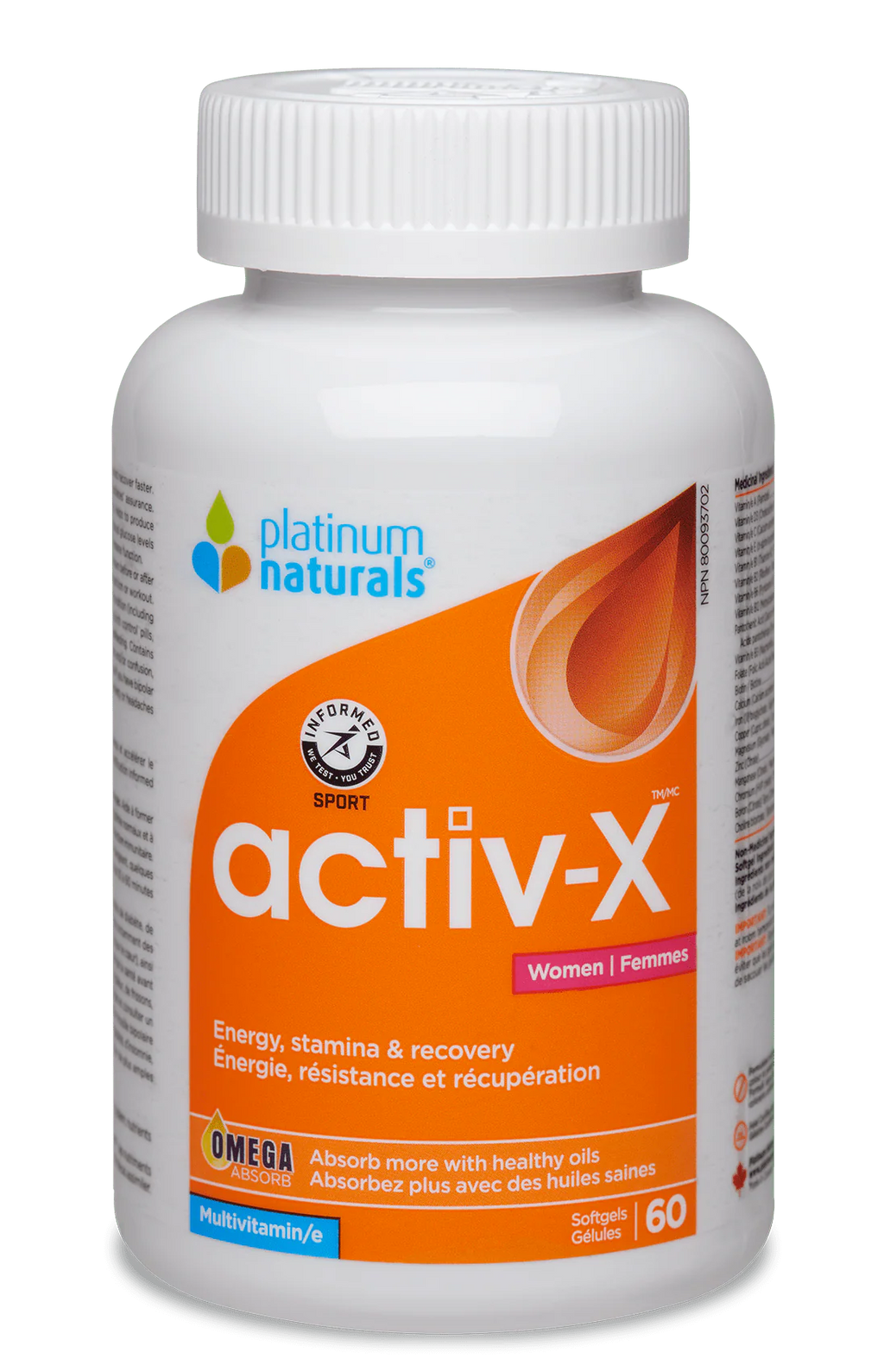 Platinum Naturals Activ-X Women - 60 Capsules