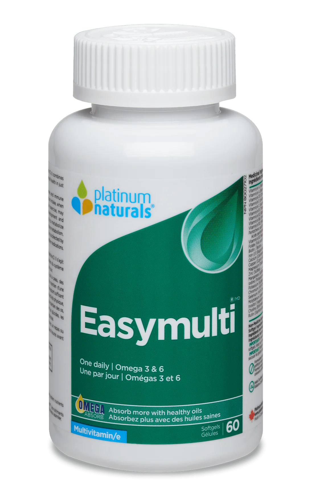 Platinum Naturals Easymulti - 60 Softgels