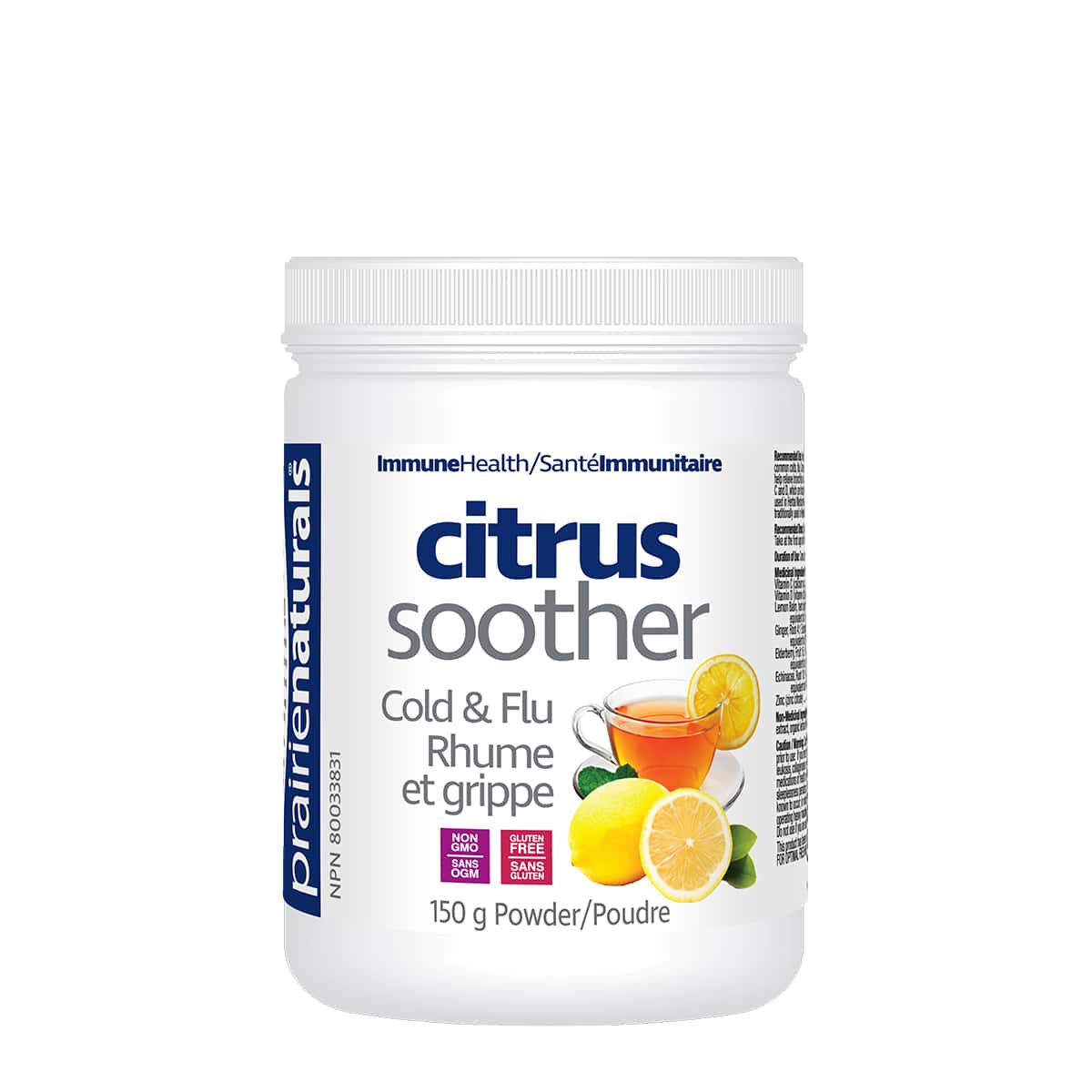 Prairie Naturals Citrus Soother Cold and Flu - 150 g Powder