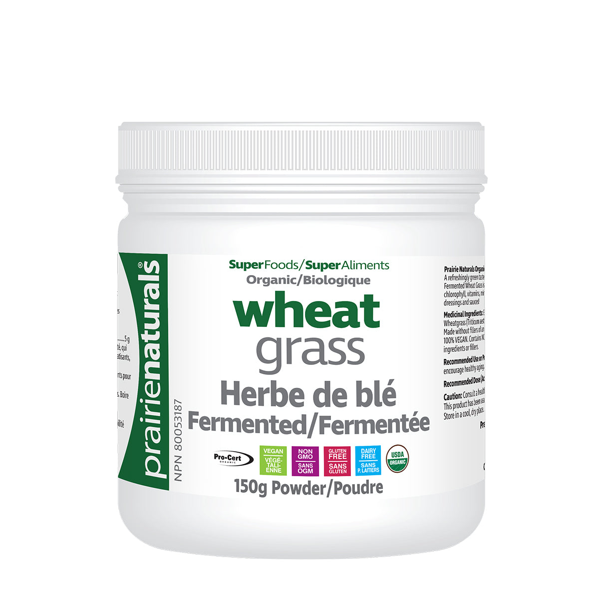 Prairie Naturals Wheat Grass - 150 g