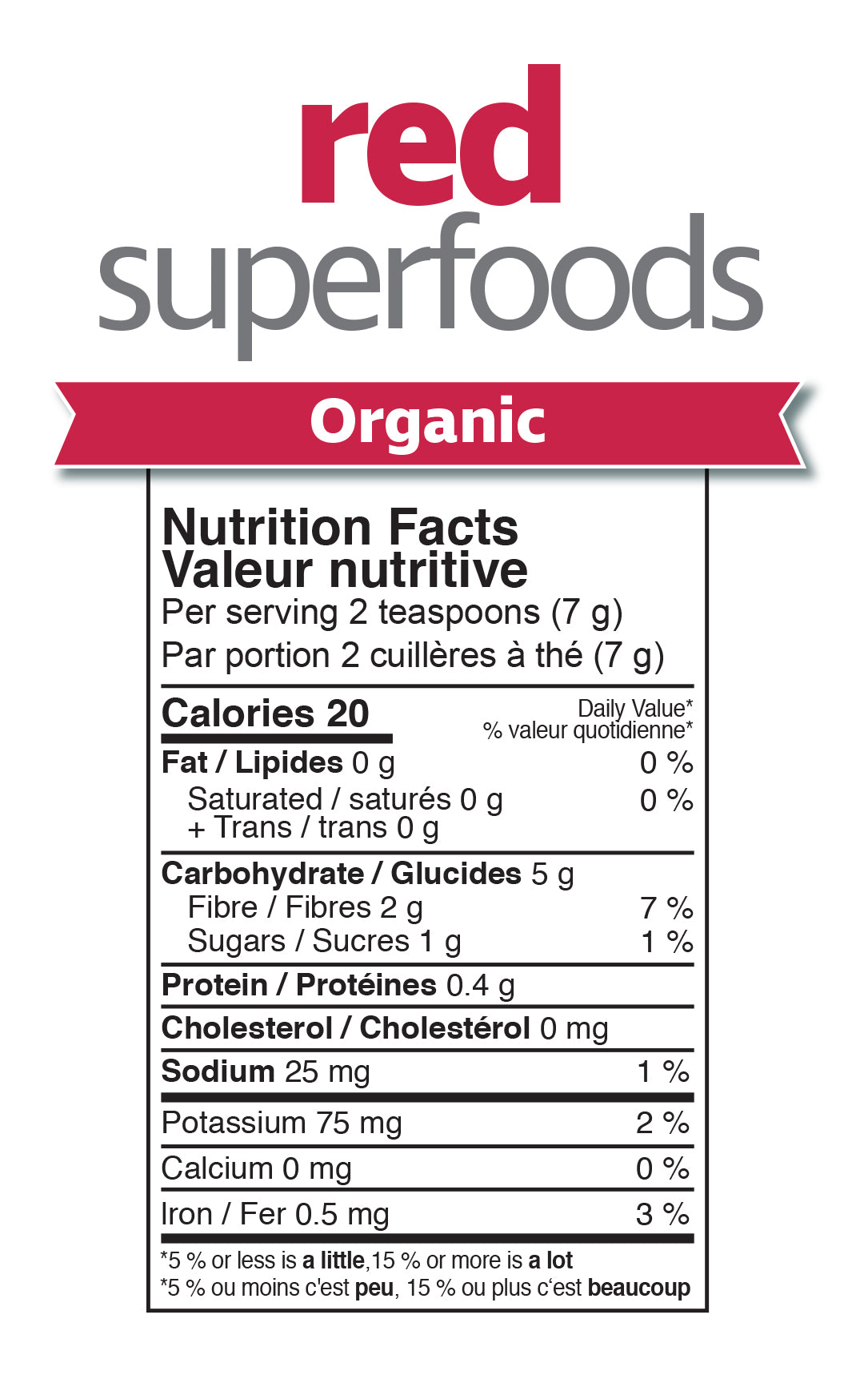 Prairie Naturals Organic Red Superfoods - 210 g