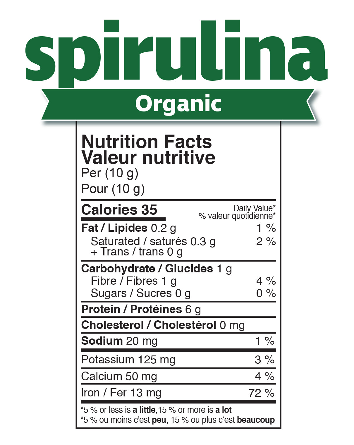 Prairie Naturals Organic Spirulina - 200 g