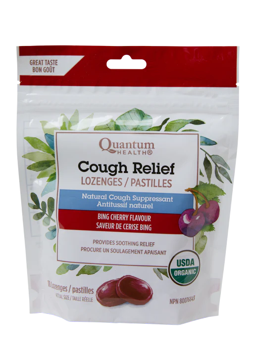 Quantum Health Organic Cough Drops – 18 Lozenges