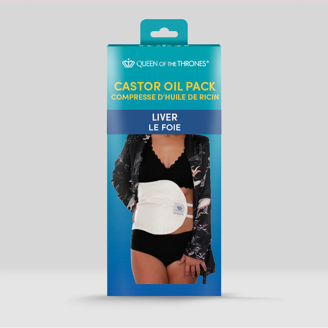 Queen Of The Thrones Castor Oil Pack – Liver/Abdomen