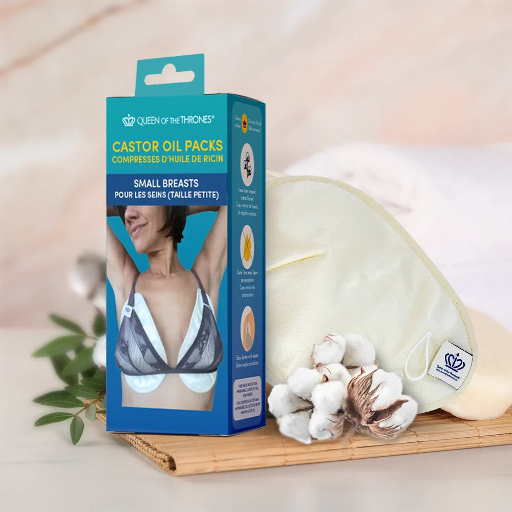 Queen Of The Thrones Breast Castor Oil Packs - Small