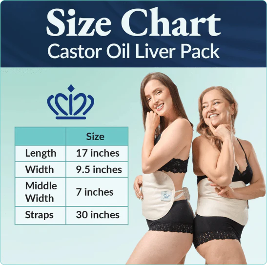 Queen Of The Thrones Castor Oil Pack – Liver/Abdomen