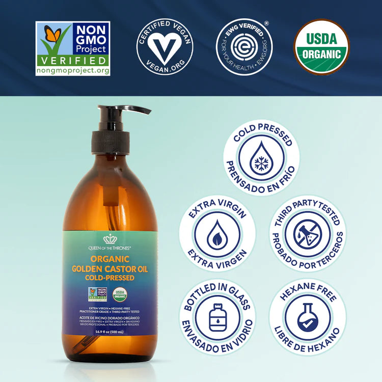 Queen Of The Thrones Organic Castor Oil – 500 mL
