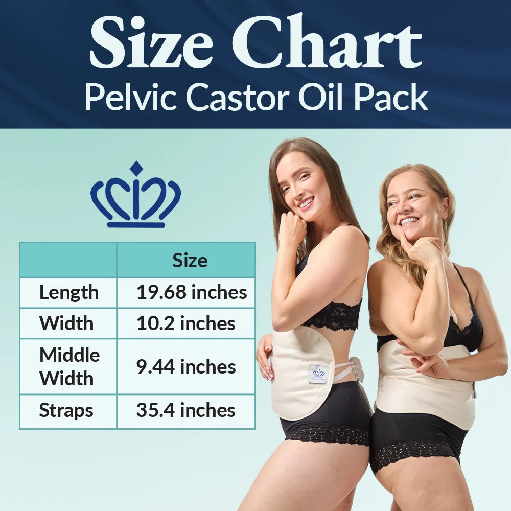 Queen Of The Thrones Pelvic Castor Oil Pack