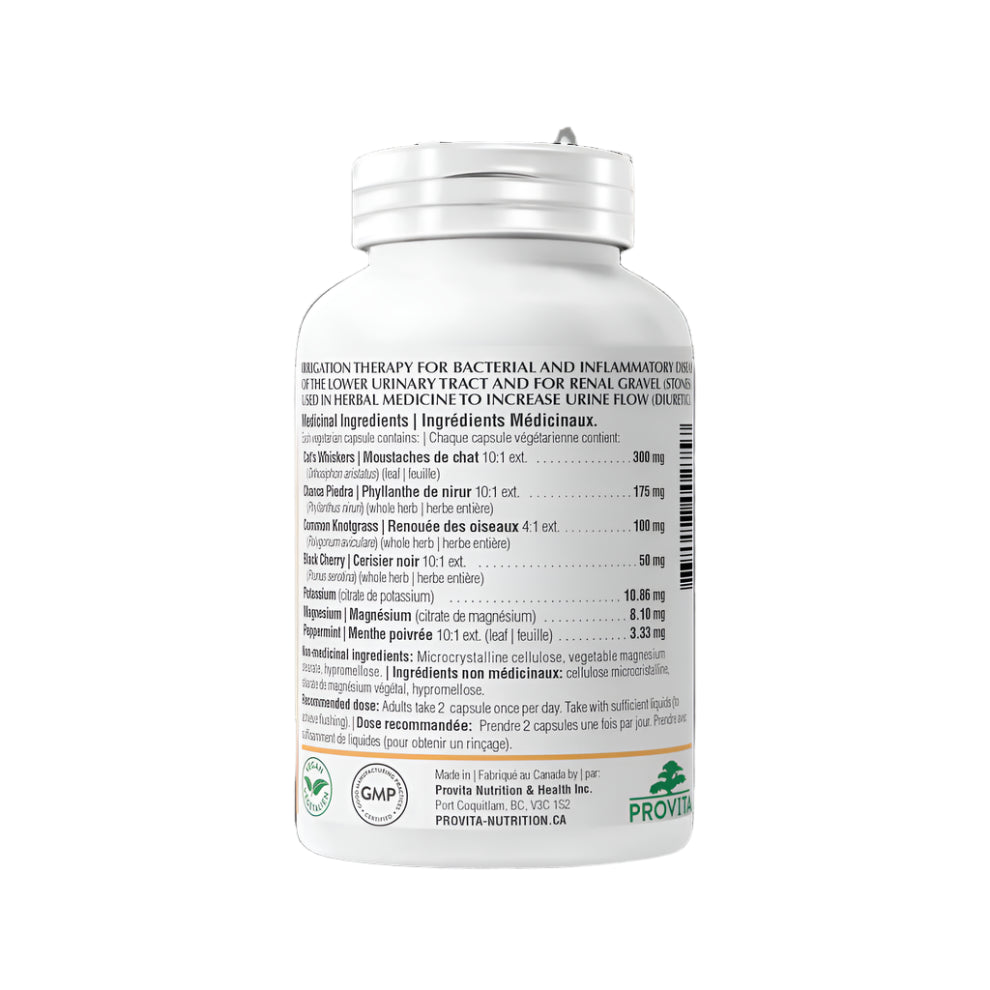 Supplement bottle with label on a white background