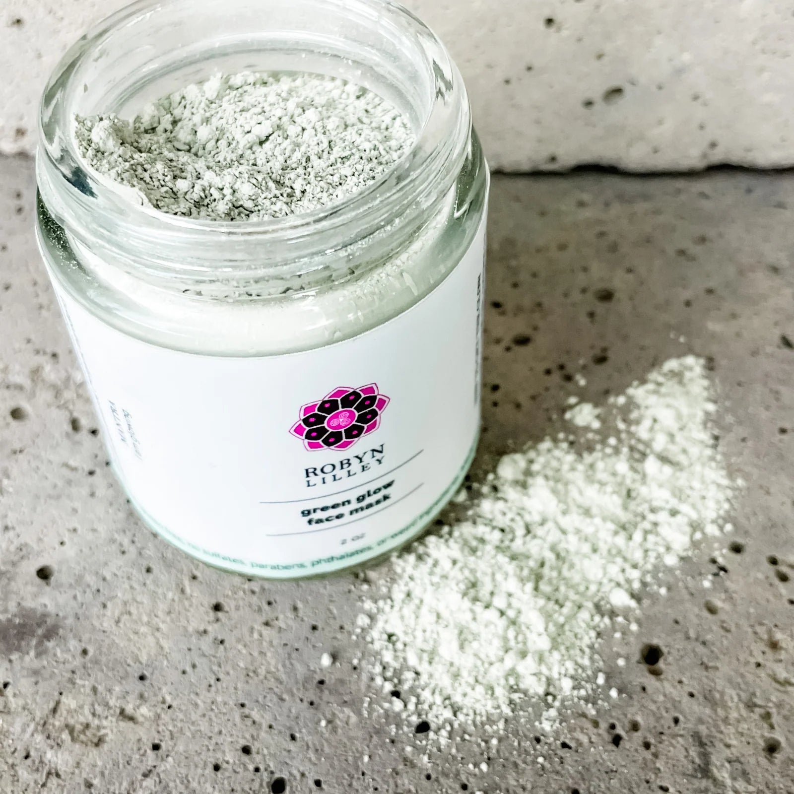 Robyn Lilley Green Glow Face Mask Powder - 2 oz