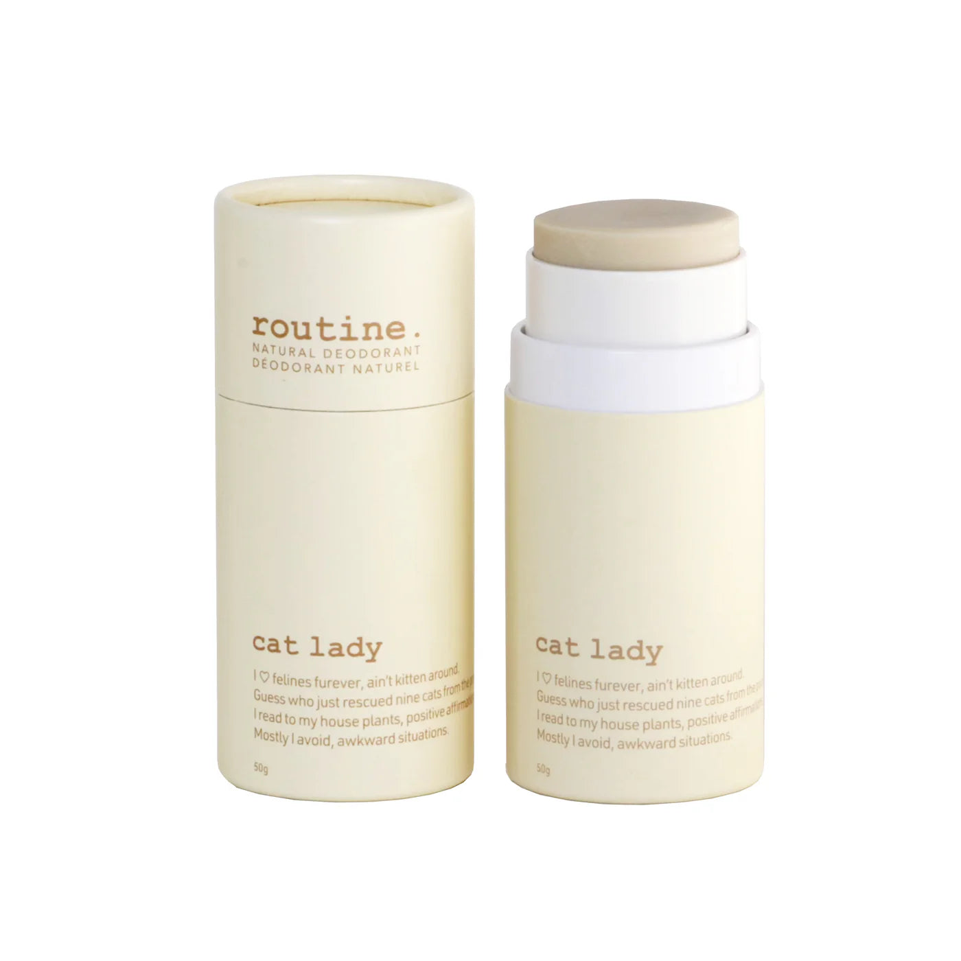 Routine Cat Lady Natural Deodorant Stick – 50 g