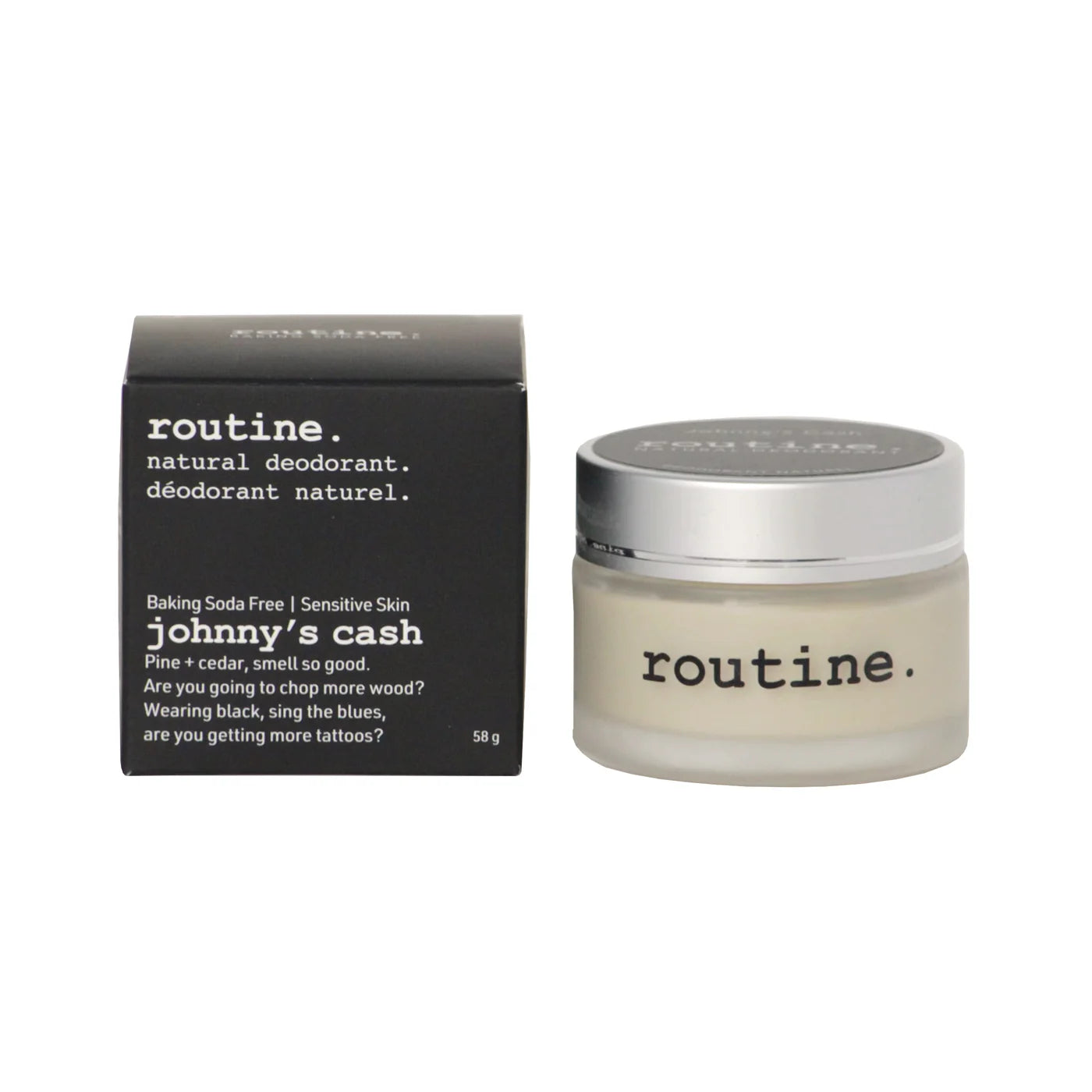 Routine Johnny’s Cash Baking Soda Free Natural Deodorant – 58 g