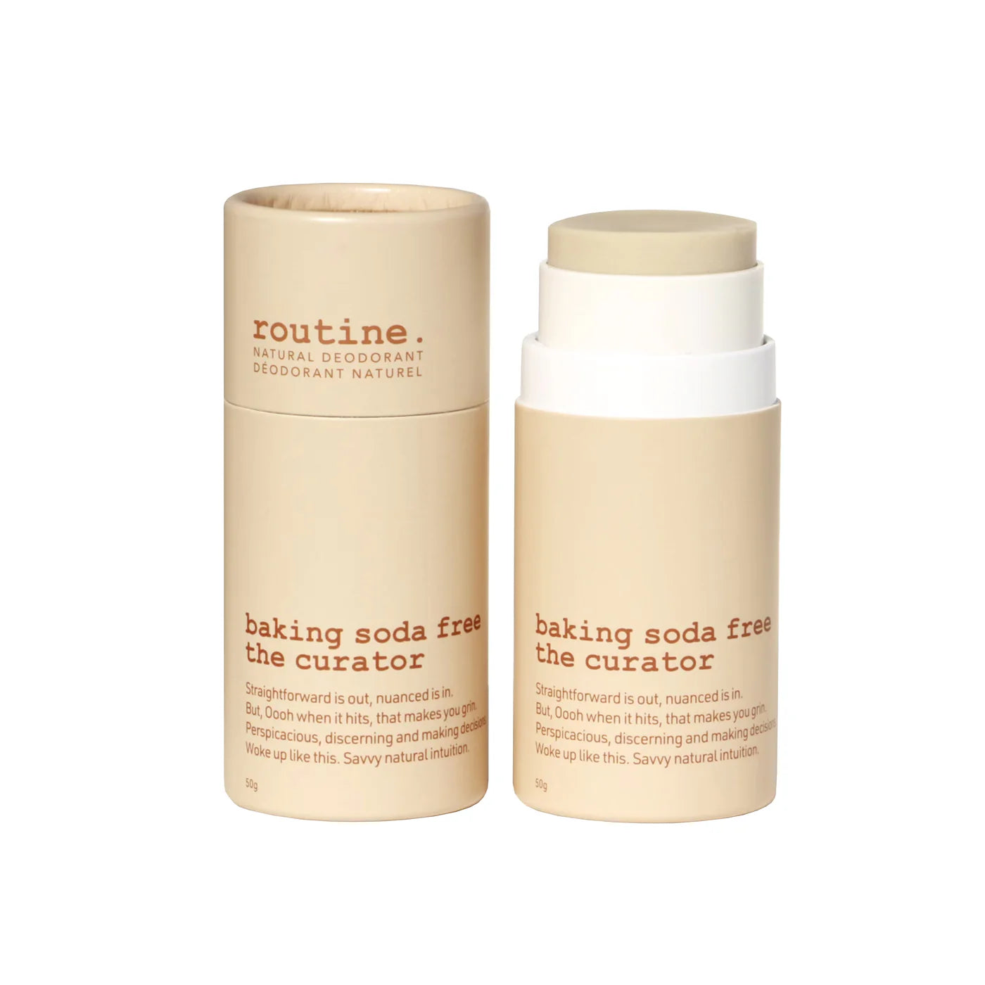 Routine The Curator Baking Soda Free Natural Deodorant Stick – 50 g