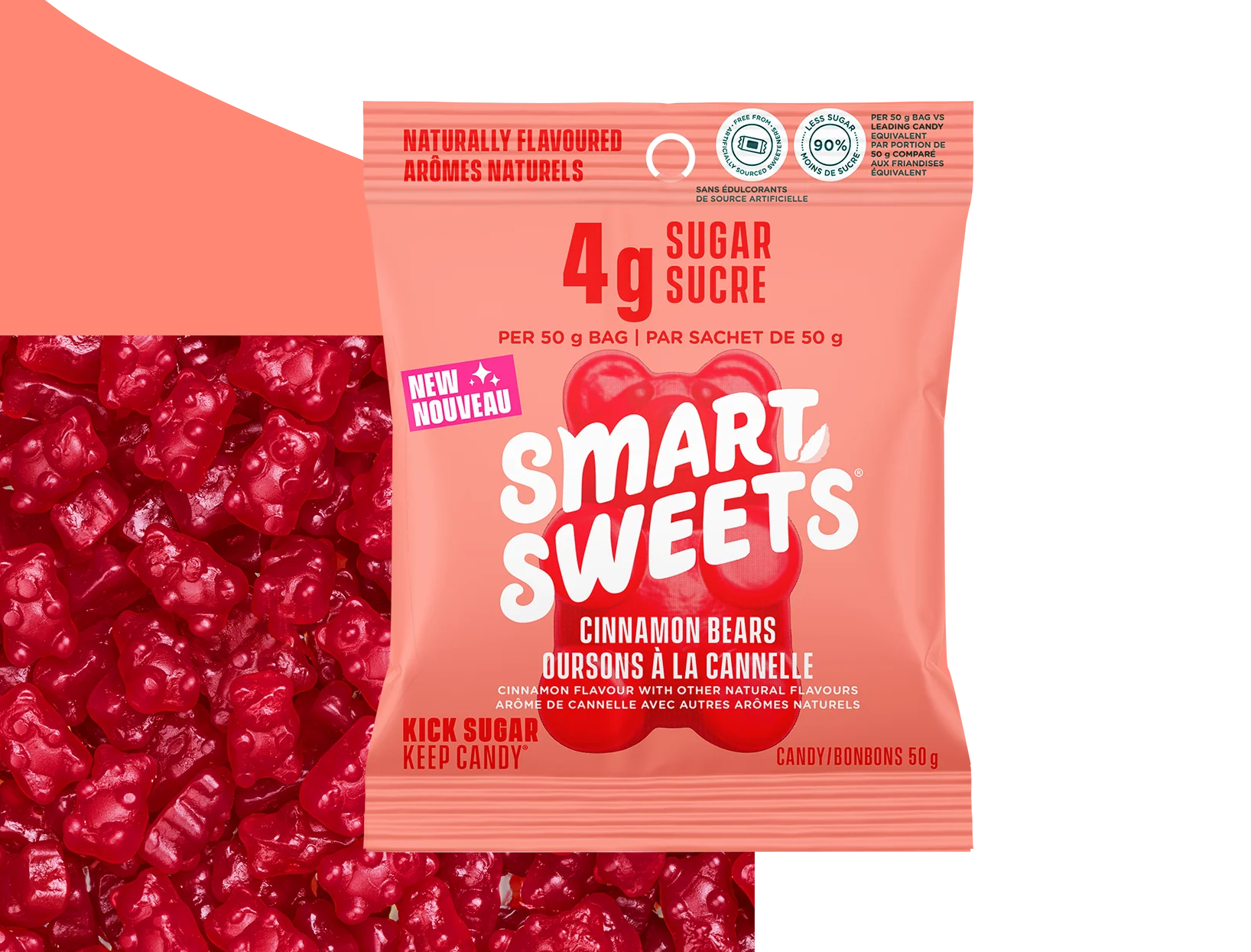 SmartSweets Cinnamon Bears – 50 g