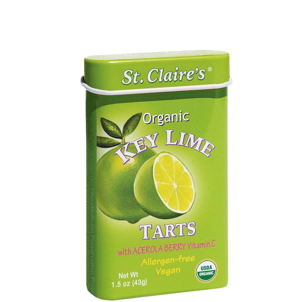 St. Claire’s Organic Key Lime Tarts With Acerola Berry Vitamin C – 1.5 oz Tin