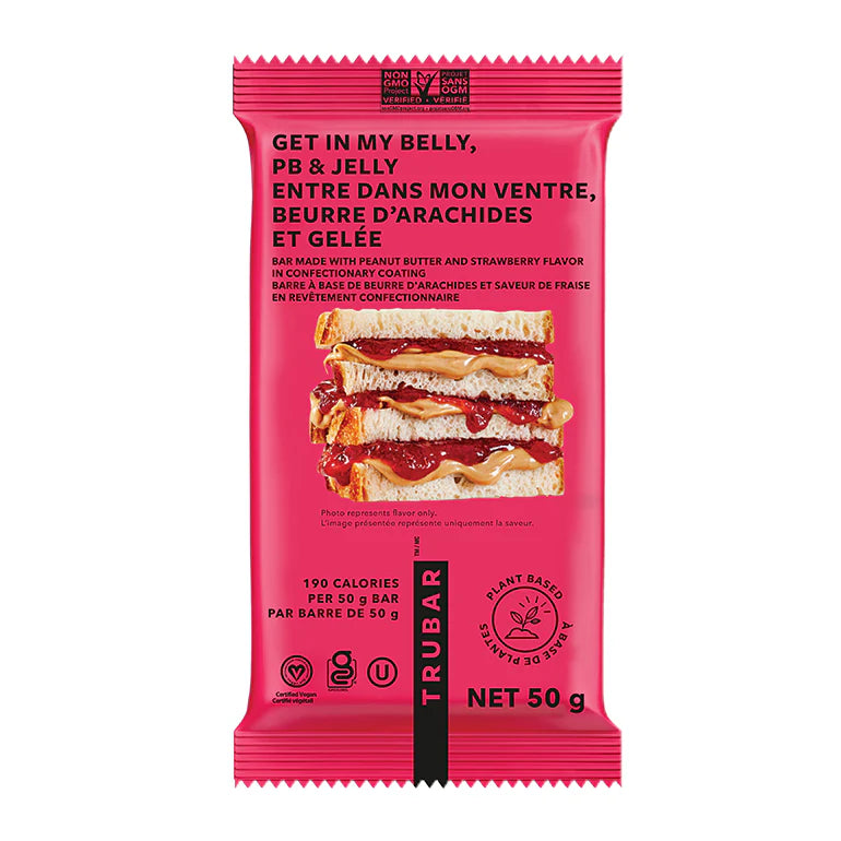 TRUBAR Get In My Belly PB & Jelly Protein Bar – 50g