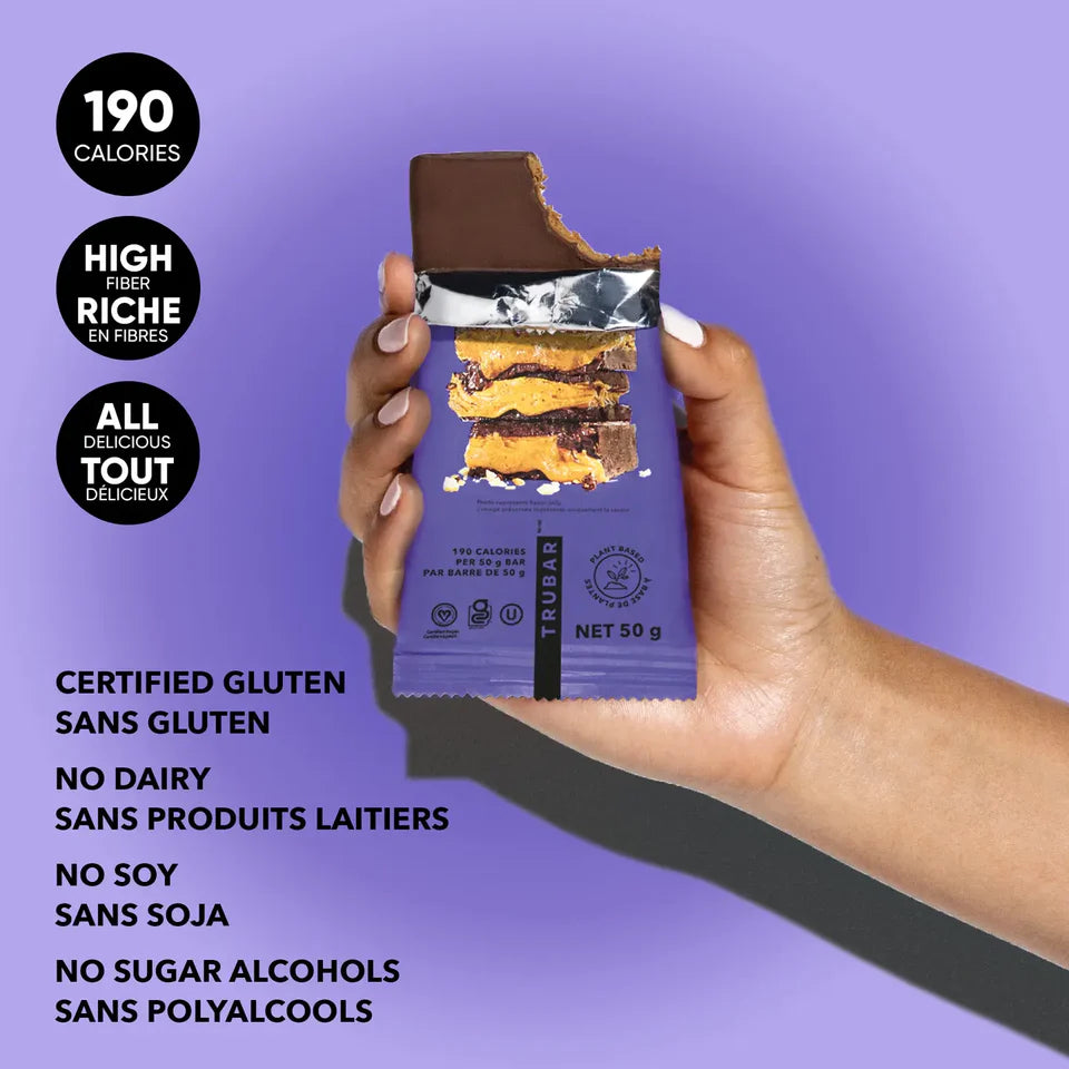 TRUBAR Smother Fudger Peanut Butter Protein Bar – 50g