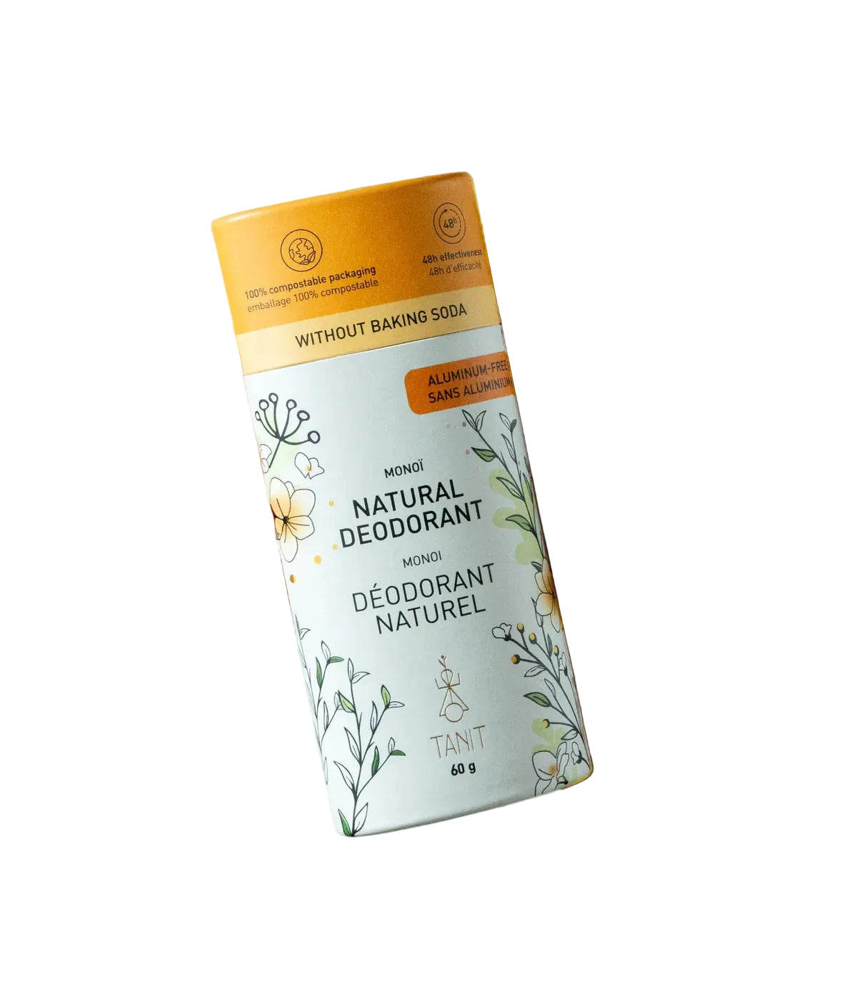 Tanit Natural Solid Deodorant – Monoi – 60 g