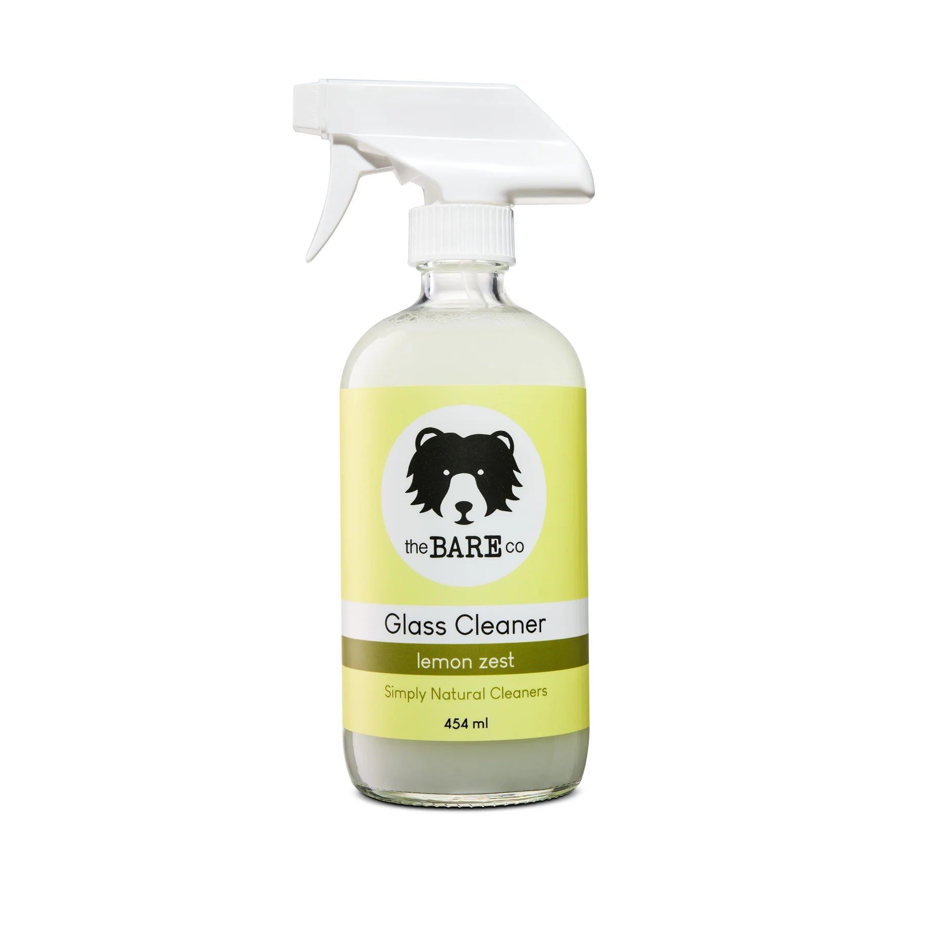 The Bare Company Glass Cleaner – Lemon Zest - 454 mL