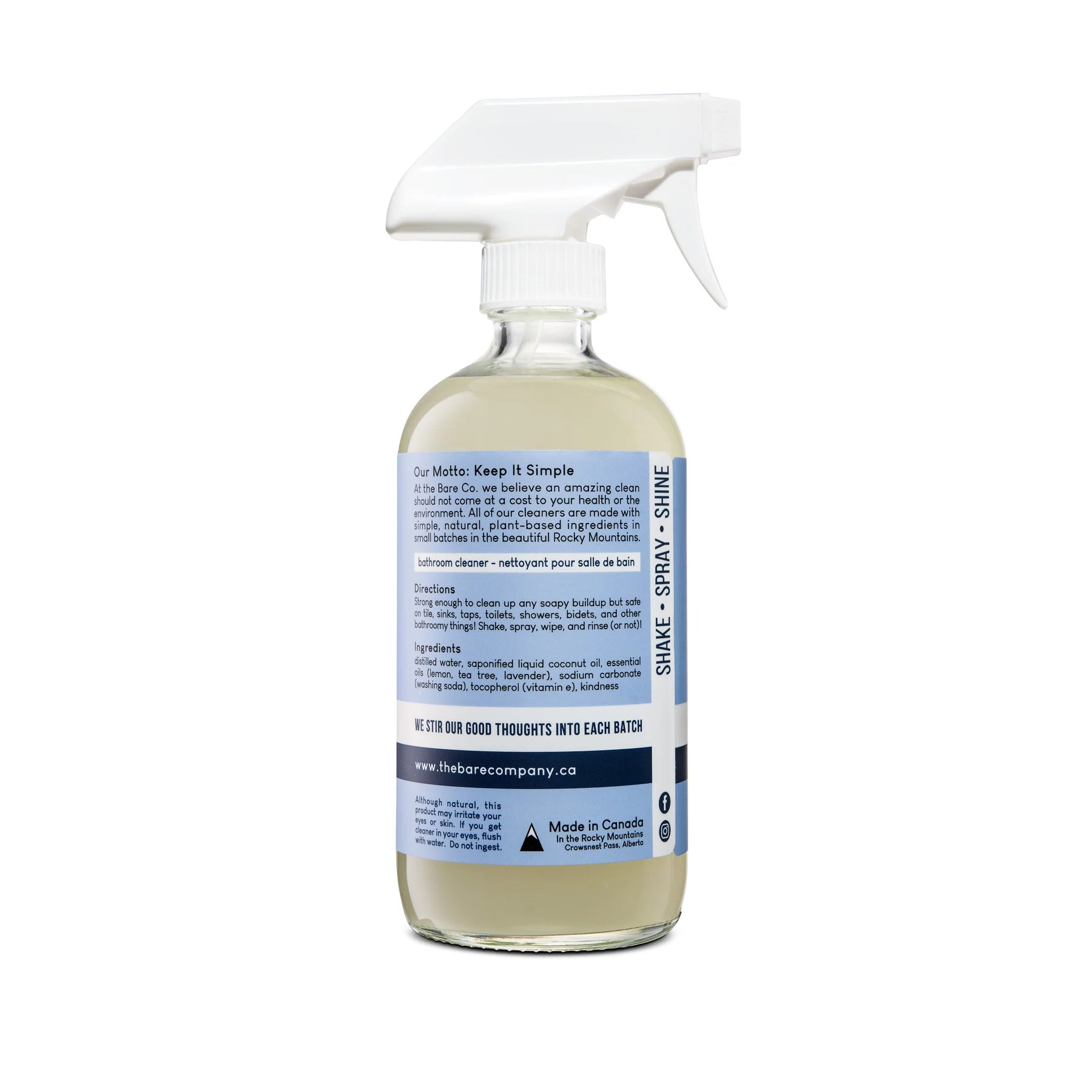 The Bare Company Bathroom Cleaner – 454 mL