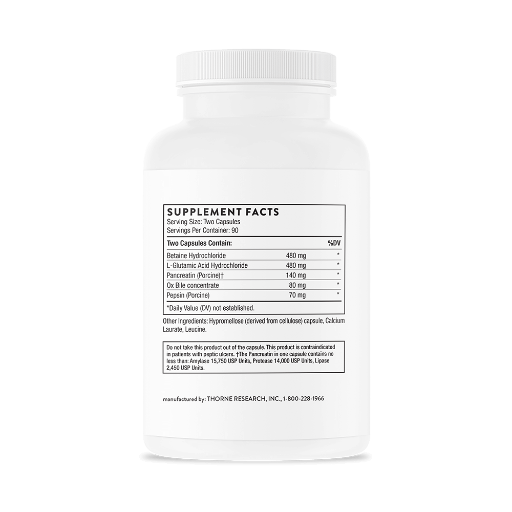 Thorne Advanced Digestive Enzymes - 180 Capsules