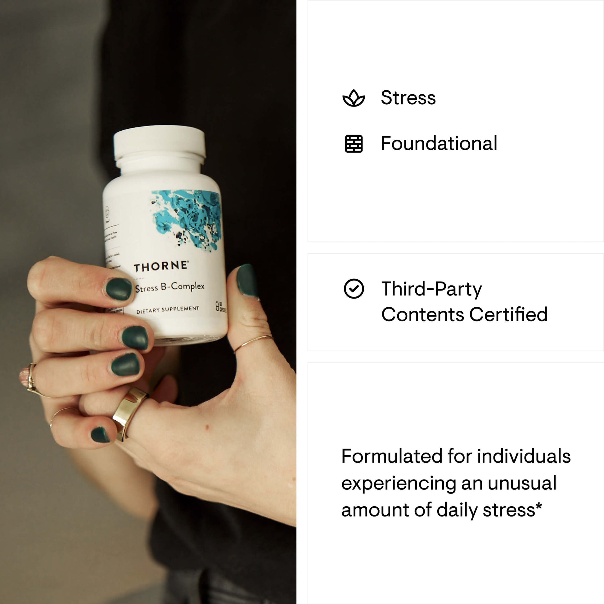 Thorne Stress B Complex - 60 Capsules