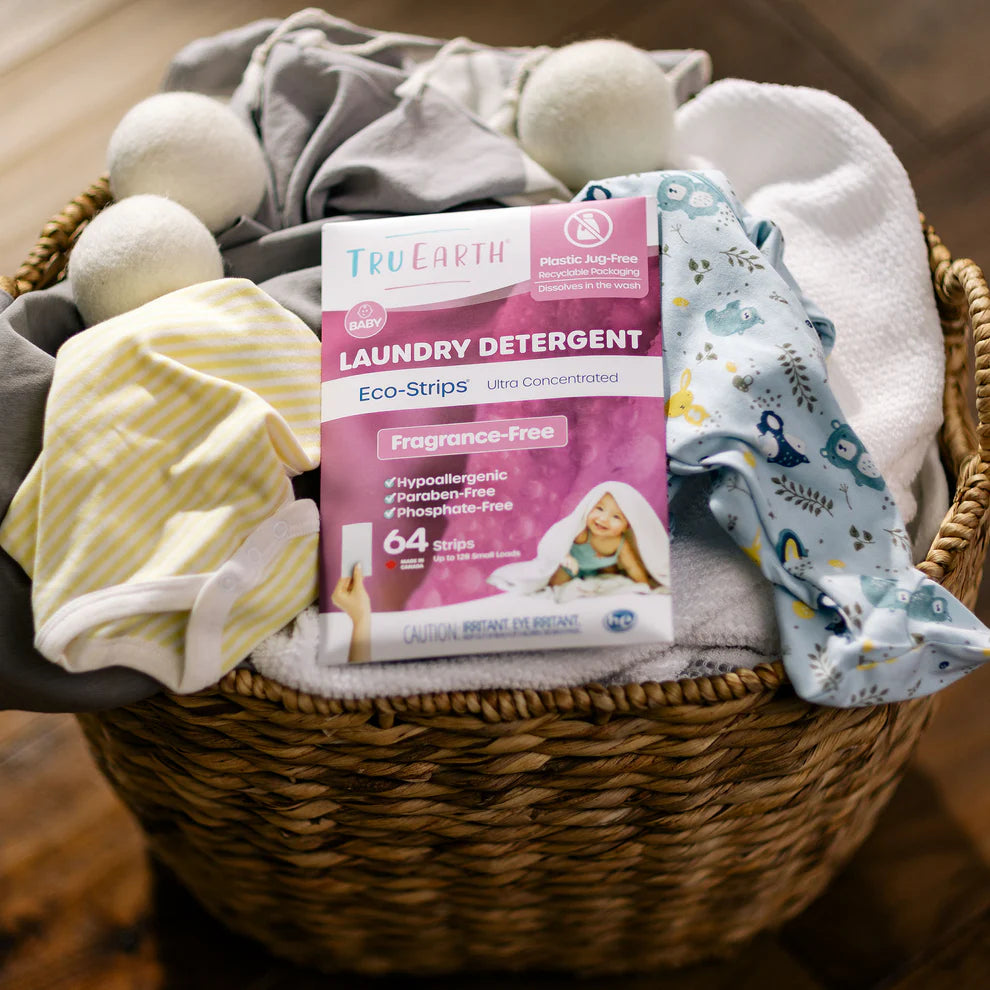 Tru Earth Laundry Detergent – Baby – 32 Strips
